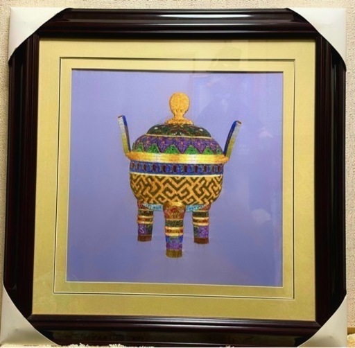 中国 刺繍 芸術品　投資 花瓶 伝統品