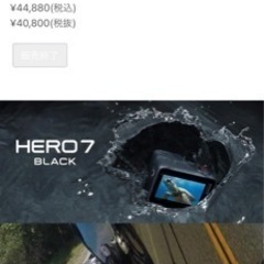 【2月1日に処分予定】GoPro7BLACK 譲ります！