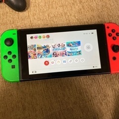 任天堂スイッチ　Switch本体　コントローラー付き