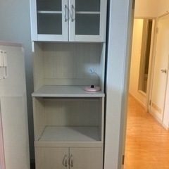 ニトリ　食器棚　レンジ台　レンジ台ブリエの画像