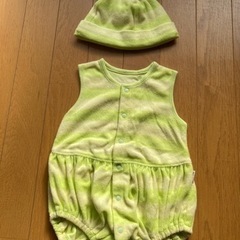 【美品】コムサイズム　ロンパース  70 いも虫