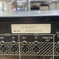 【苫小牧バナナ】Panasonic/パナソニック 5チャンネル AVアンプ SU-AV100 ドルビープロロジックを搭載 通電OK 現状渡し♪の画像