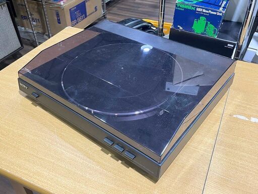 【苫小牧バナナソニー/SONY ステレオ レコードプレーヤー PS-LX300USB USB端子搭載 通電OK 箱あり 現状渡し♪