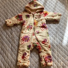 美品！ハッカベビー♦︎ジャンプスーツ80