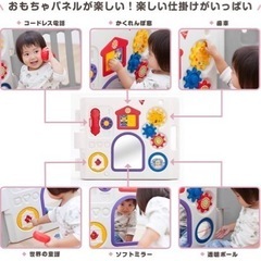 日本育児ミュージカルキッズランドDX  ベビーサークル 6枚セットの画像