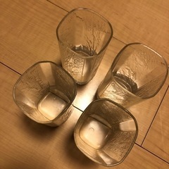 昭和レトロ グラス 4つセットの画像
