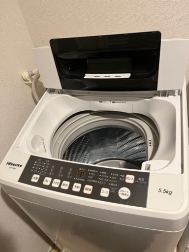 ※本日中限定※ 洗濯機　HISENSE ハイセンス　5.5kg 2016年製　HW-T55A ※ホース破損有り