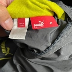 PUMAプーマ 裏起毛上下ジャージセット（グレー）上L、下LL【値下げ交渉可】 ＊スポーツする前の温まるまでに ＊自転車や歩きでの移動時に の画像