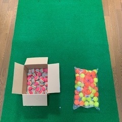 ゴルフ練習マット　ラウンド用ボール　練習用ボール