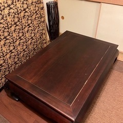 バリ風のローテーブル