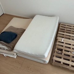 【無料】お布団セット　セミダブル　※薄型マットレス品切