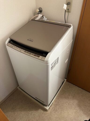 日立縦型洗濯乾燥機　BW-DV80E　2020年製
