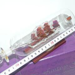 ボトルシップ　Tea Clipper　1845　ガラス細工　イギリス製ウイスキーの画像