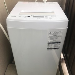 【美品】TOSHIBA 洗濯機 東芝AW-45M5の画像