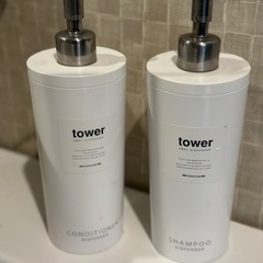 シャンプー・コンディショナーディスペンサー　2点セットの画像