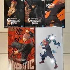 呪術廻戦/虎杖悠仁、伏黒恵、両面宿儺5体フィギュアセット