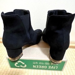 黒ショートブーツ❗️の画像