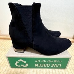 黒ショートブーツ❗️の画像