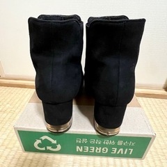黒ショートブーツ❗️の画像