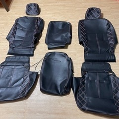 トヨタ　ヴォクシー　70系　セカンドシート　シートカバー　ピンク...