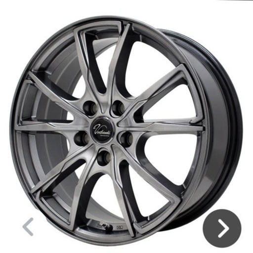 ❗️長久手市付近❗️【未使用】16インチタイヤホイールVerthandi PW-S10 16x6.5 48 114.3x5 LLIC GRAY