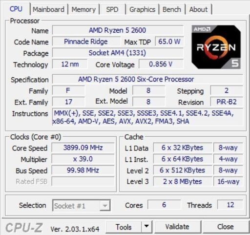 ハイエンドゲーミングPC Ryzen 5 2600/GTX1070Ti/16GB