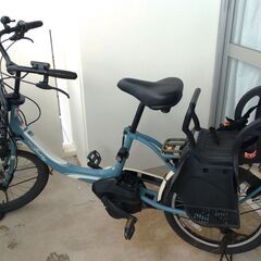 ヤマハ電動アシスト自転車（20型、3段変速、チャイルドシート装備...