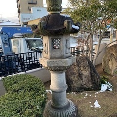 灯籠　‼️限界価格‼️春日灯籠　中古　エクステリア　定価53万の画像