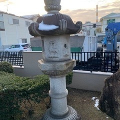 灯籠　‼️限界価格‼️春日灯籠　中古　エクステリア　定価53万の画像