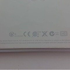 Apple   アップル　ワイヤレスキーボード　A1314   ホワイトの画像