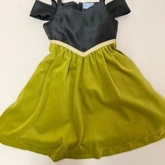 キャサリンコテージ　キッズドレス　ベロア　オフショルの画像