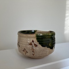 織部焼　椀　骨董品　美術品の画像