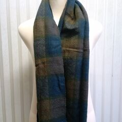 70's ビンテージ  三越オリジナル ウール 100% マフラー の画像