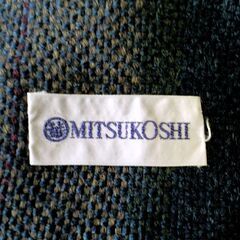 70's ビンテージ  三越オリジナル ウール 100% マフラー の画像
