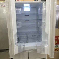 【✨ホワイト❗️観音開き❗️プラズマクラスター❗️✨】定価¥132,620 SHARP/シャープ 465L冷蔵庫 SJ-PF47A-S 2014年製の画像