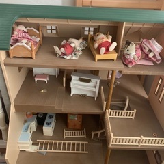 シルバニア　緑の丘の素敵なおうち&赤い屋根のおうち