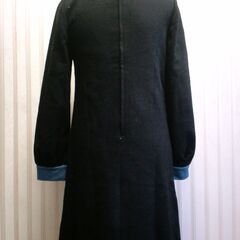 70's デザイン 宝塚風 ハンドメイドワンピースの画像