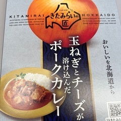 ＪＡきたみらい産の玉ねぎと北海道産豚肉  を使用した本格カレー