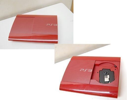 SONY プレイステーション3 CECH-4000B 250GB ガーネットレッド コントローラー1個 動作確認済み ソニー PS3 