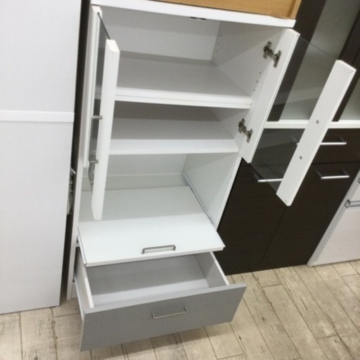 【✨1人暮らし❗️ミニサイズ❗️コンセント2口❗️レンジ台❗️食器棚❗️✨】定価¥11,900 小型レンジ台