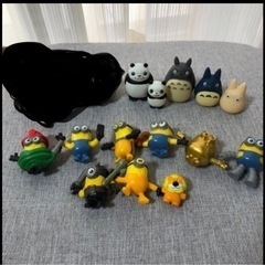 ジブリ指人形  ミニオン人形　セット