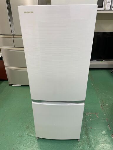 ★東芝★ 新生活 一人暮らし 2018年 2D冷蔵庫 GR-M15BS(W) TOSHIBA ガラス棚 お掃除楽々 キッチン 生活家電 福島 郡山市