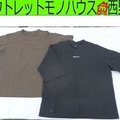 オークリー OAKLEY Tシャツ メンズMサイズ 2枚 黒 茶...