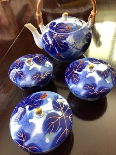 深川製磁　急須　茶碗3客