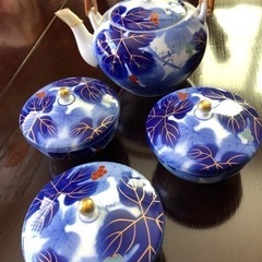 深川製磁　急須　茶碗3客