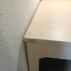 お譲り先決まりました　IKEA 伸縮可能ダイニングテーブルと椅子セット　無料　あげますの画像