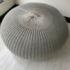 IKEA イケア SANDARED サンダレードプーフ  グレー 56cmの画像