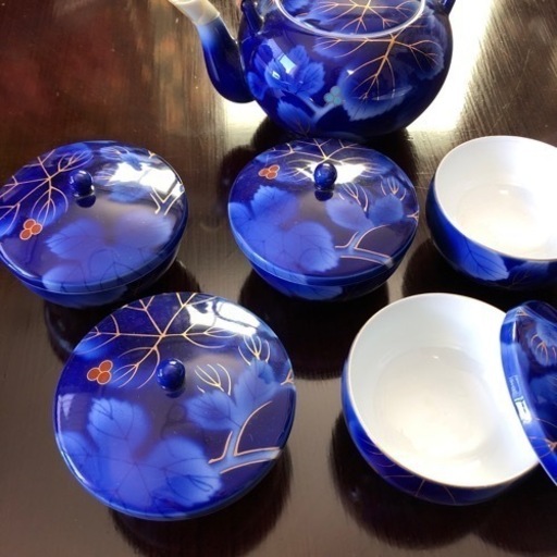 深川製磁　急須　茶碗5客