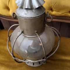 昭和レトロ 船灯/船燈/ランプ/照明/船舶/インテリア/ビンテージ
