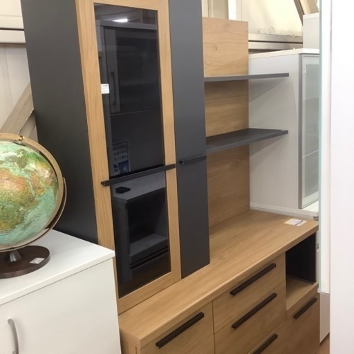 キッチンボード　Pamouna レンジ台付き　ナチュラル